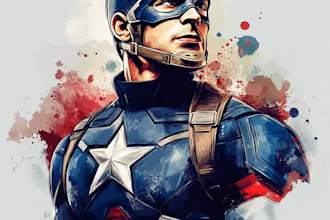 create comic book art and comic book illustration