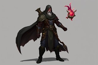 create fantasy character artwork
