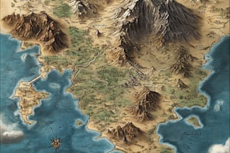 draw maps for your fantasy game, book and projects