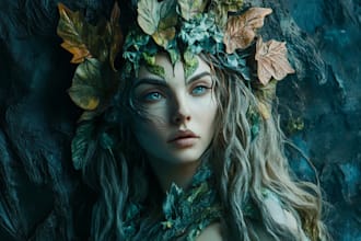 paint a realistic or fantasy portrait