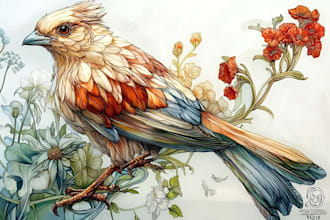 do painting of animals, botanicals, people, objects