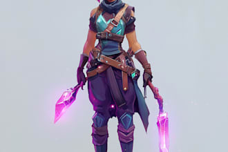draw your dnd, game character art