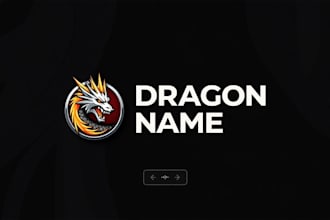 do wonderful template with dragon head mascot logo design