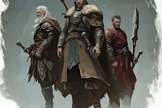 do a dnd and d and d character art illustration for you