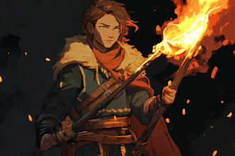 do dnd character art illustration commissions