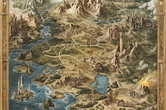 do cartography dnd fantasy world map game, rpg campaig
