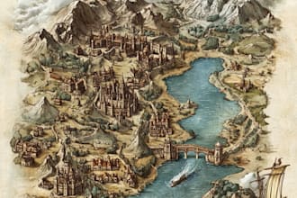 design map of your fantasy world dnd and ttrpgs