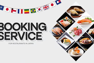 book a table for you at restaurants in japan