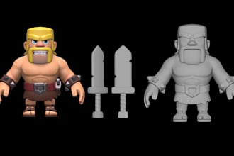 do custom 3d game character modeling 3d model character rigging for roblox games