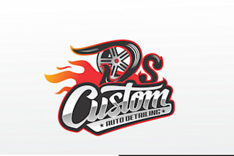 design a powerful automotive, car racing, or car wash logo