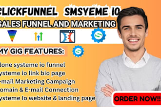 do landing page in systeme io sales funnel, clickfunnel, gohighlevel funnel