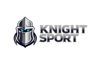 do awesome knight sport mascot logo design