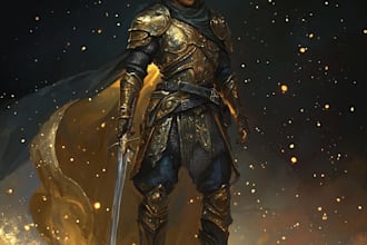 create fantasy character artwork