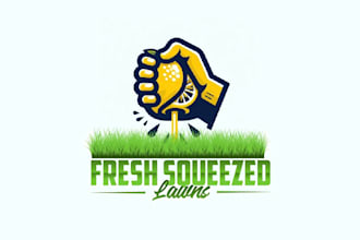 do modern amazing landscape, agriculture and lawn care logo