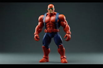 do 3d articulated action figure funk pop 3d action figure for 3d printing