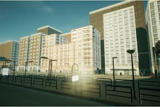 create realistic roblox map building game asset terrain map environment design