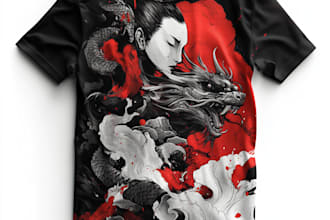 do bulk t shirt designs for merch and printful