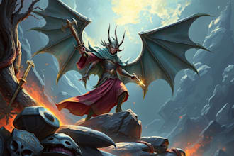 create a unique fantasy book cover illustration