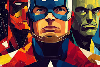 make comic book art, comic book illustration