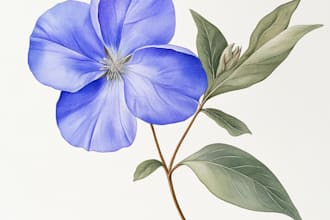 draw botanical illustrations of flowers, plants, fruits