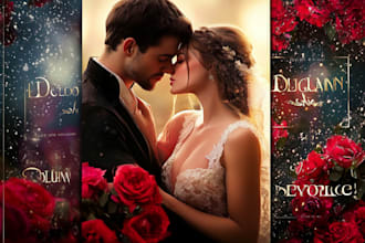 design professional romance book cover