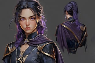 draw your fantasy, scifi or rpg character or portrait