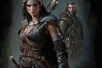 create a backstory for your rpg, fantasy or sci fi character