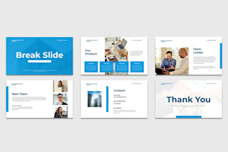 redesign powerpoint presentation template, investor pitch deck design canva