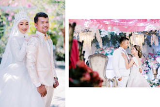 color your wedding photos in lightroom