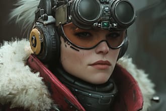 create a character for a game, warhammer 40k or anything