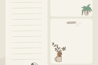 design aesthetic study planners for students