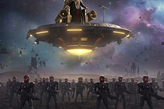 design a spaceship, sci fi illustration and sci fi art