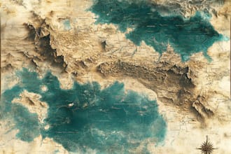 make a high quality fantasy map