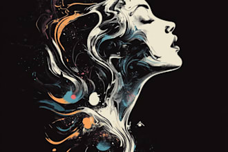 make a amazing cartoon t shirt design for you