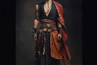 make a dnd character art and dnd character art