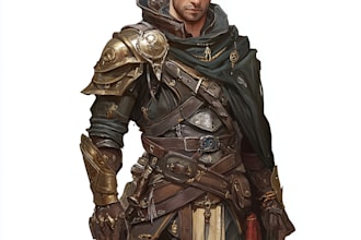 do character art, dnd, and game art