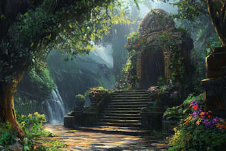 make any environment concept art and backgrounds art illuatration