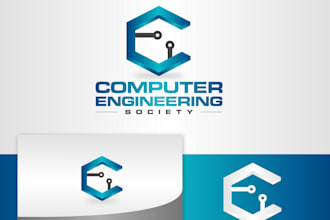 create vintage retro hand drawn engineering logo