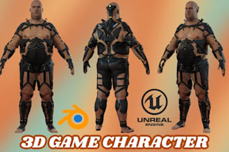 3d character modeling 3d character design for printing stl file zbrush, blender