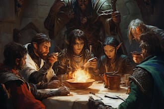 draw your dnd party