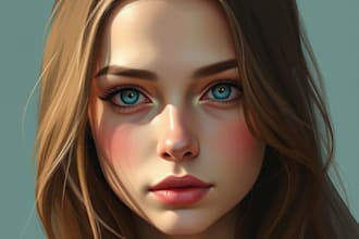 paint you a digital oil painting portrait