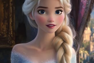 make a disney portrait, avatar cartoon of you