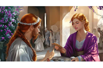 create realistic illustration, digital painting, concept art