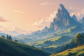 make digital art and background illustration for you