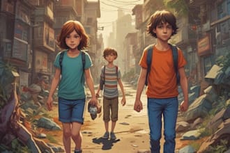 create kids book, comic book and custom illustrations