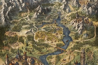 create a fantasy map for your book