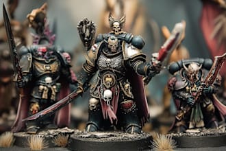 paint your warhammer miniatures and army