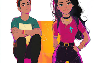 create comics and cartoon illustrations
