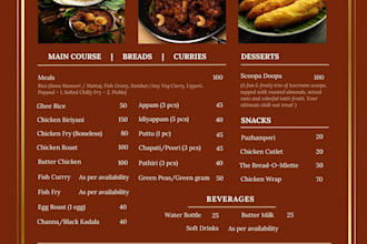 design mandala art custom paintings flyers and restaurant menus