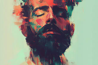 do creative abstract art for you